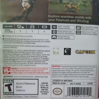 Game Nintendo Switch 2ND: Monster Hunter Rise