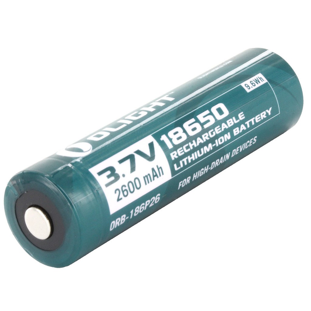 (01 viên) Pin sạc Olight 18650 - 2600 mAh - 3.7V (ORB-186P26 - Màu xanh đậm)