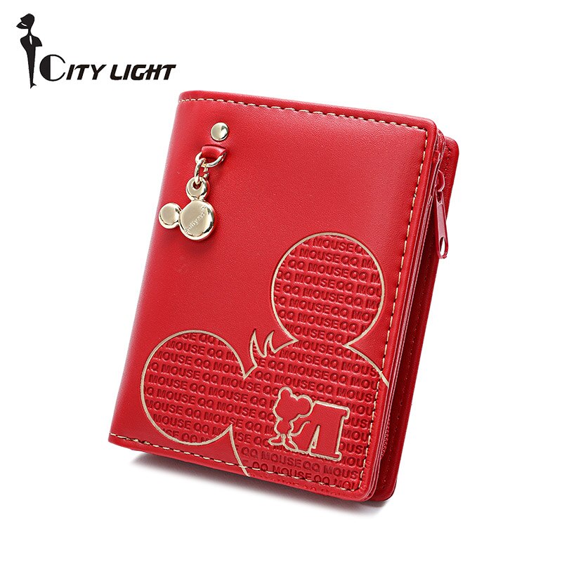 Ví Nữ Mini Hình Chuột Mickey Dễ Thương