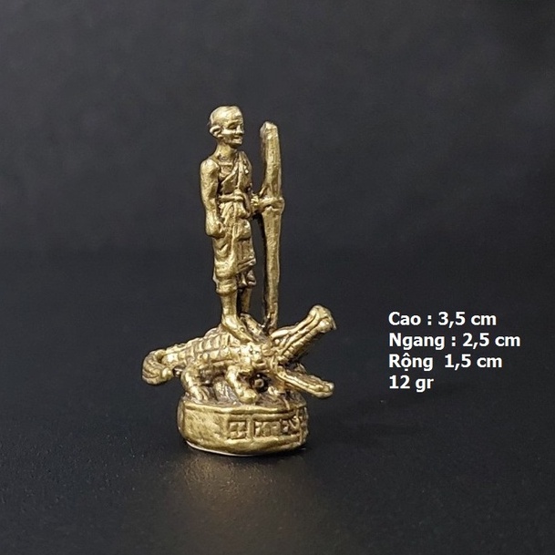 A07 - Tượng đồng ngài Sivali cầu tài lộc may mắn tượng Thái Lan Phong thuỷ AN KỲ