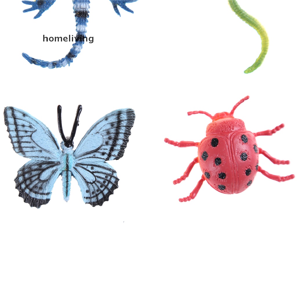 Set 12 Mô Hình Côn Trùng Bằng Nhựa Đồ Chơi Cho Bé