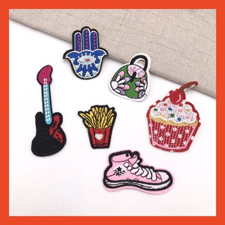 Sticker Ủi, Miếng Patch Ủi TrangTrí Quần Áo, Mũ Nón, Giày Vải