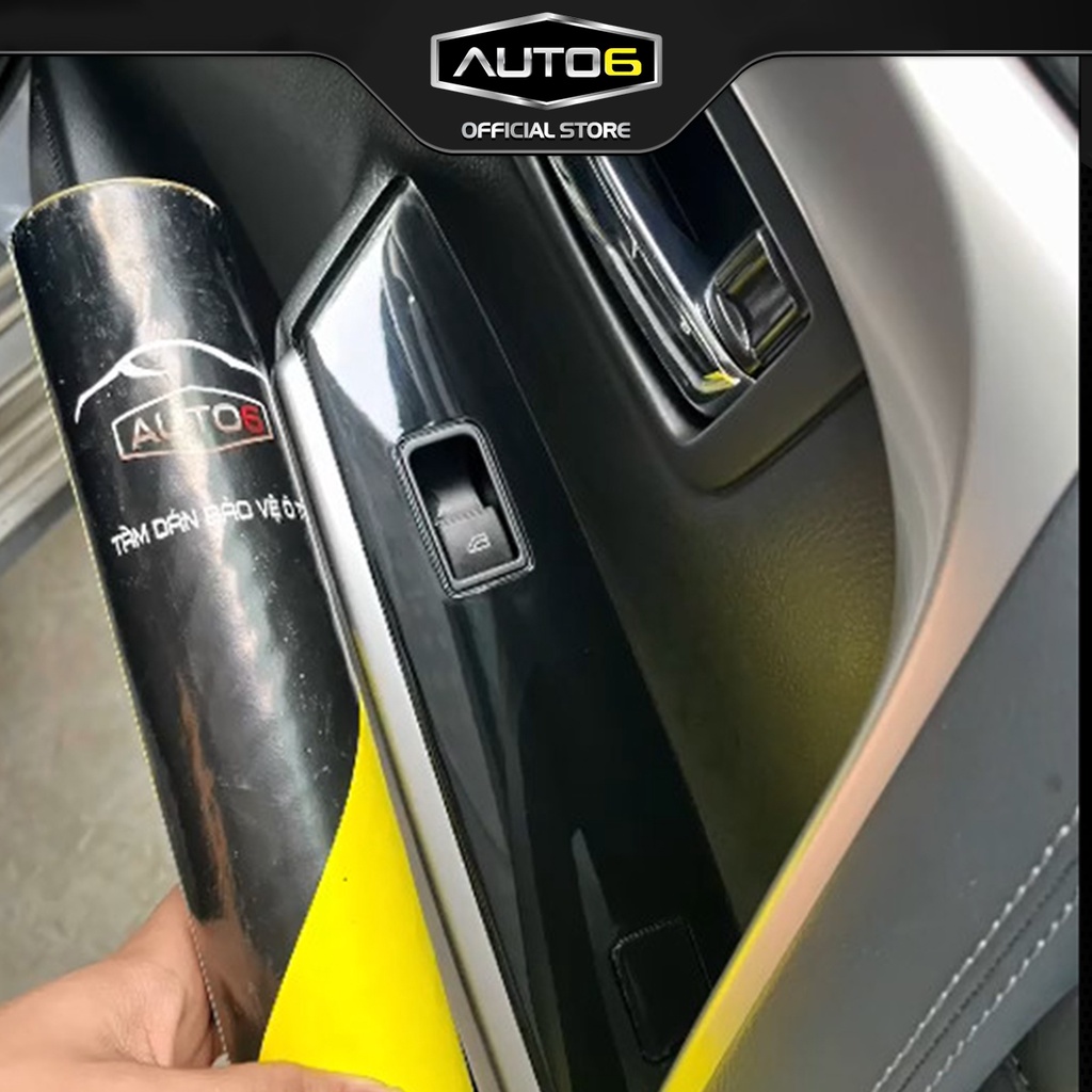 Bộ 7 chi tiết Film PPF trong suốt dán xe MITSUBISHI PAJERO SPORT 20-22 chống xước bảo vệ nội thất ô tô - AUTO6