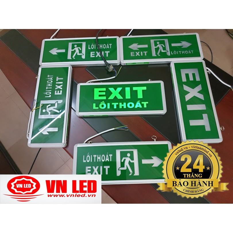 ĐÈN EXIT THOÁT HIỂM, LỐI THOÁT , EXIT, 1 MẶT, 2 MẶT, đt 0936395395