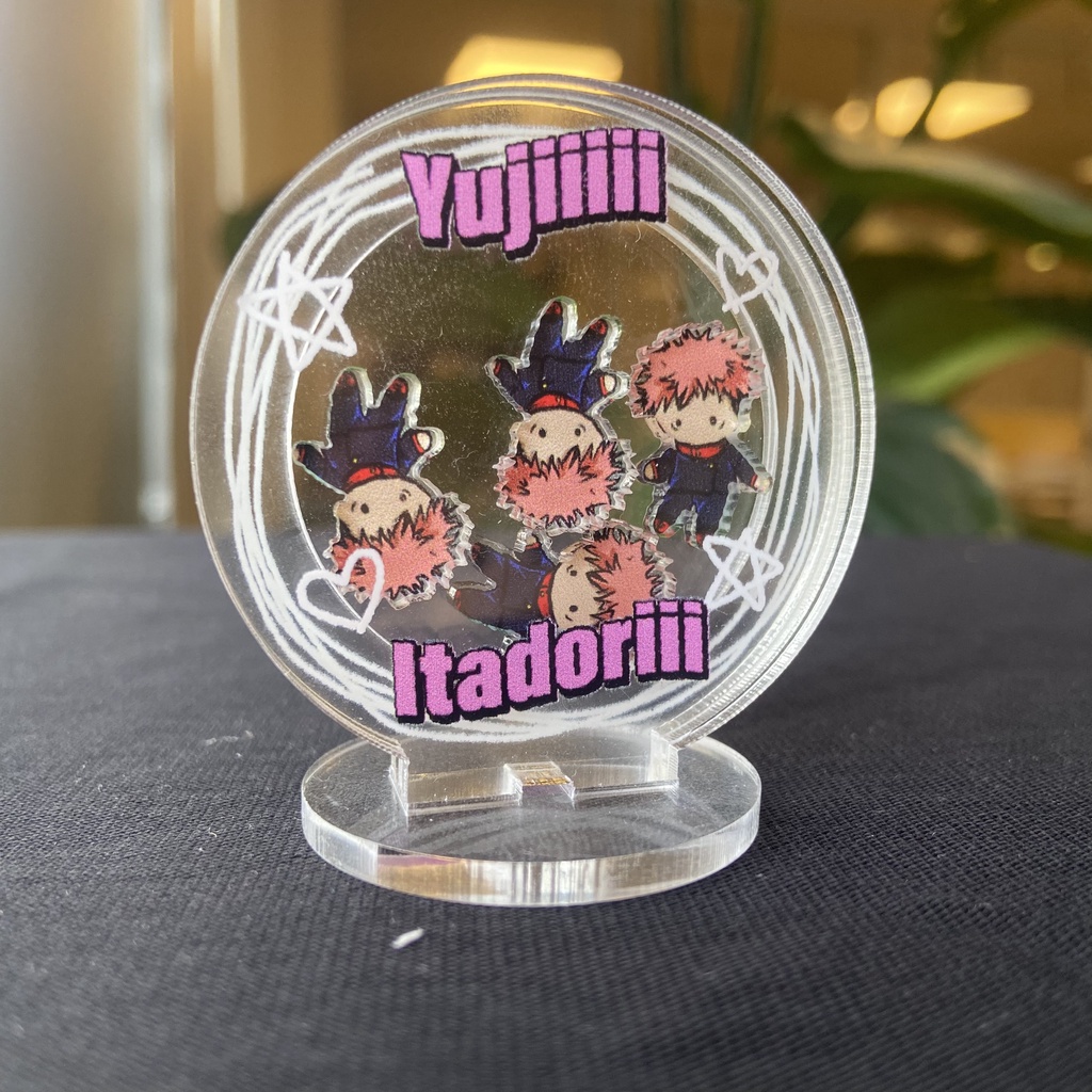 Mô hình đứng Standee Jujutsu Kaisen cầu tuyết anime Wrightz cao 5 cm trang trí góc học tập bàn làm việc