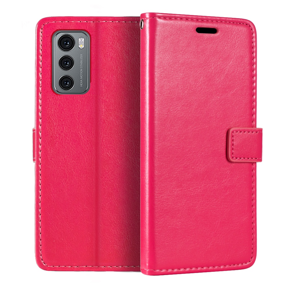 Ốp Bao Da PU Điện Thoại Nắp Lật Kèm Ngăn Đựng Thẻ Khóa Nam Châm Cho LG Wing 5G 5G