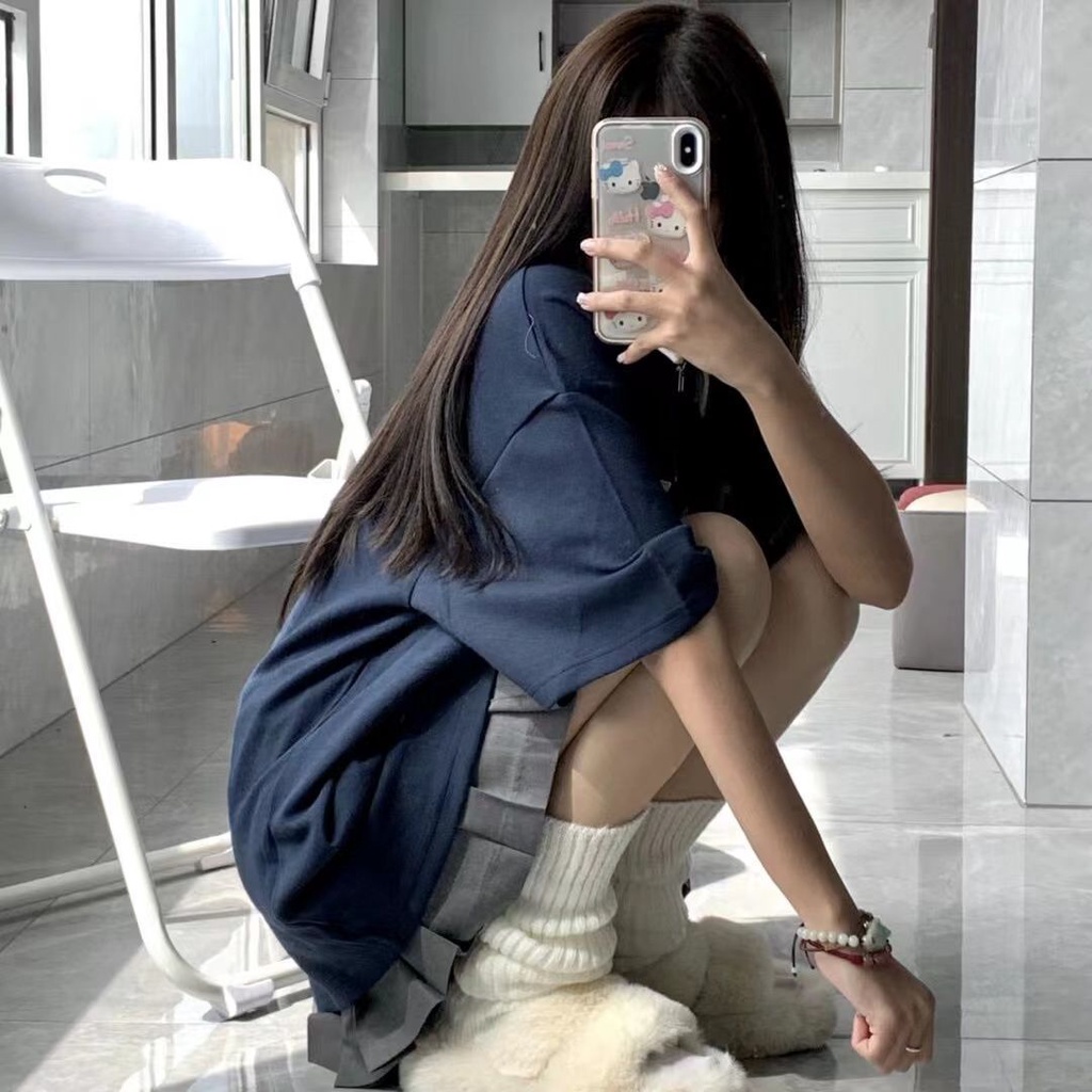 Áo polo Ngắn Tay Form Rộng Phong Cách Hàn Quốc Dành Cho Nữ