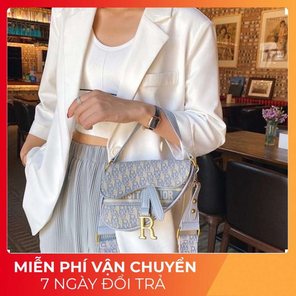 Túi Đeo Chéo Yên Ngựa Nữ Vải Thổ Cẩm
