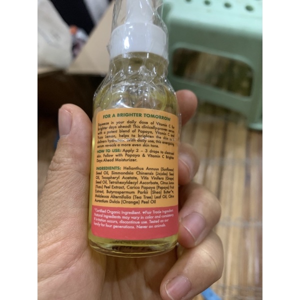 Serum vitamin C shea moisture 29ml