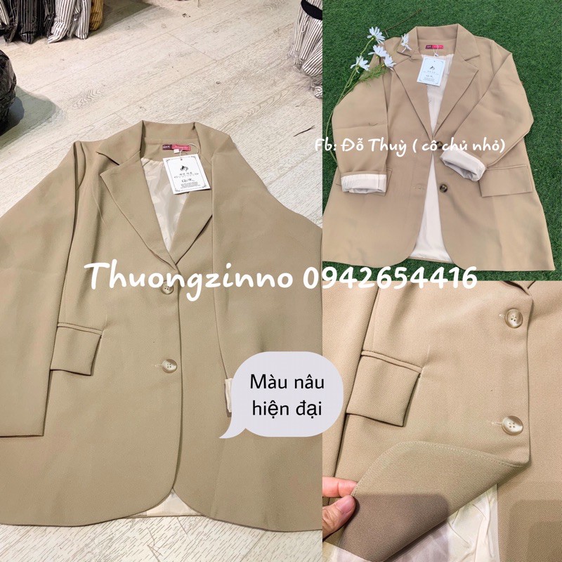 Áo blazer túi hộp nhiều màu hiện đại 2 lớp phong cách Hàn Quốc Áo vest khoác ngoài | BigBuy360 - bigbuy360.vn