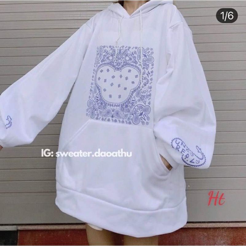 ÁO HOODIE HOA VĂN MICKEY
