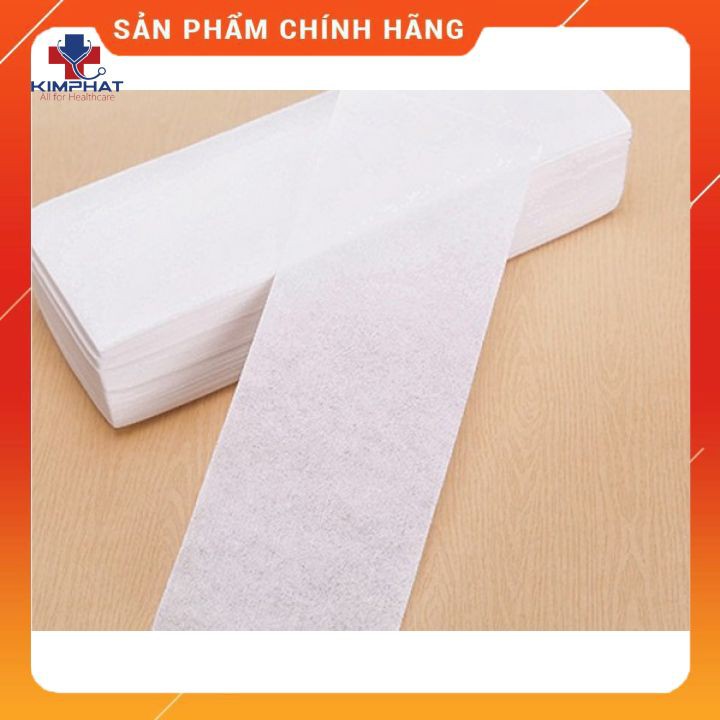 Giấy wax lông [ 100 Miếng/Gói ] hỗ trợ hiệu quả trong việc tẩy lông bằng sáp.