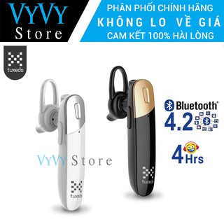 Tai Nghe Bluetooth V 4.2 Tuxedo cao cấp - Chính hãng phân phối, Kết Nối 2 Thiết Bị Cùng Lúc