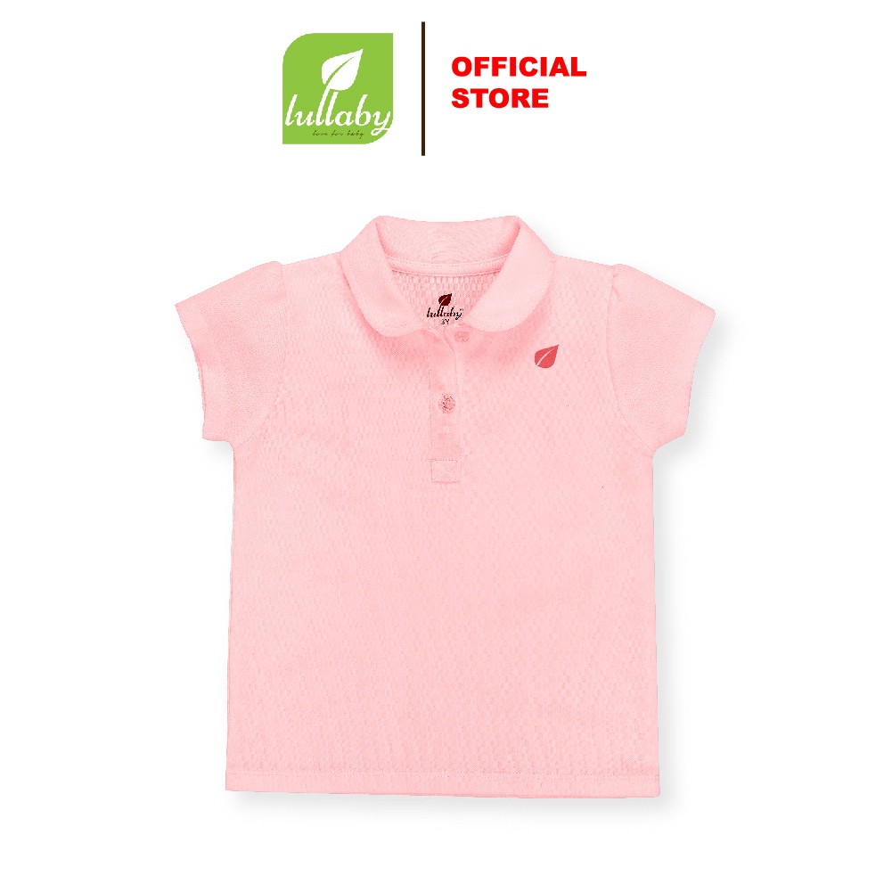 LULLABY - Áo polo cộc tay bé gái NH368M