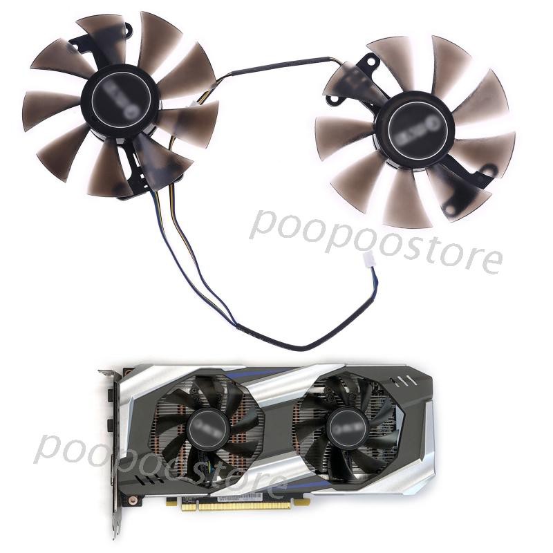 Set 2 Quạt Tản Nhiệt 87mm Ga91s2u Gpu Vga Cho Palit Geforce Gtx 1080 1070ti 1070