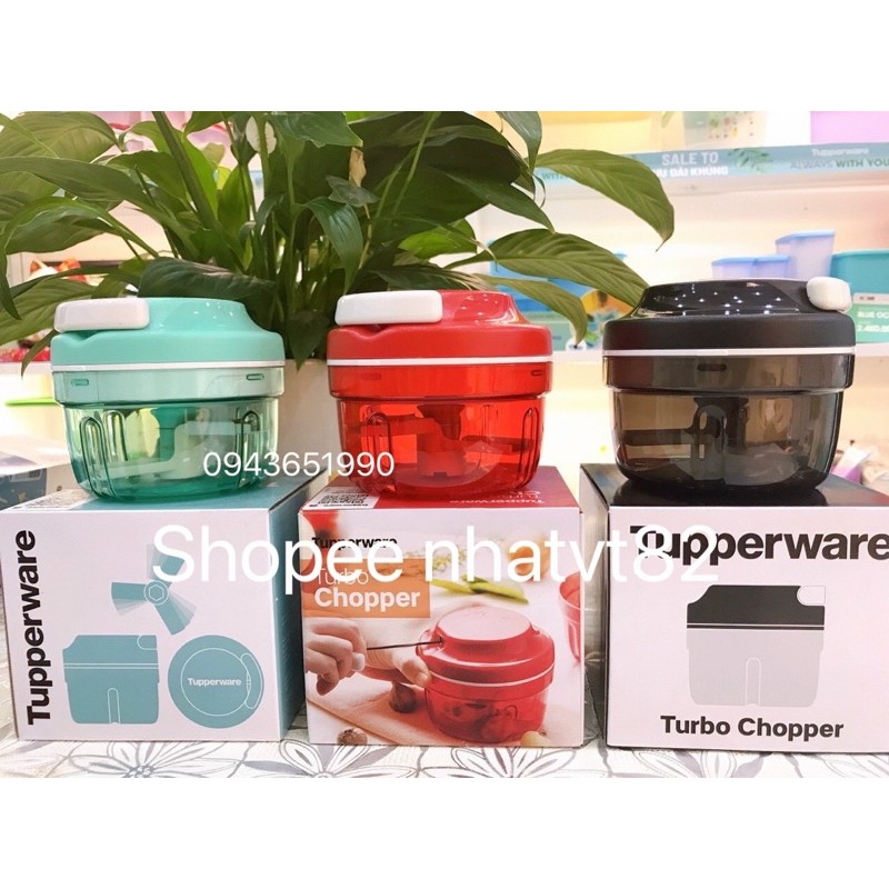 Máy xay tay thực phẩm turbo chopper tupperware