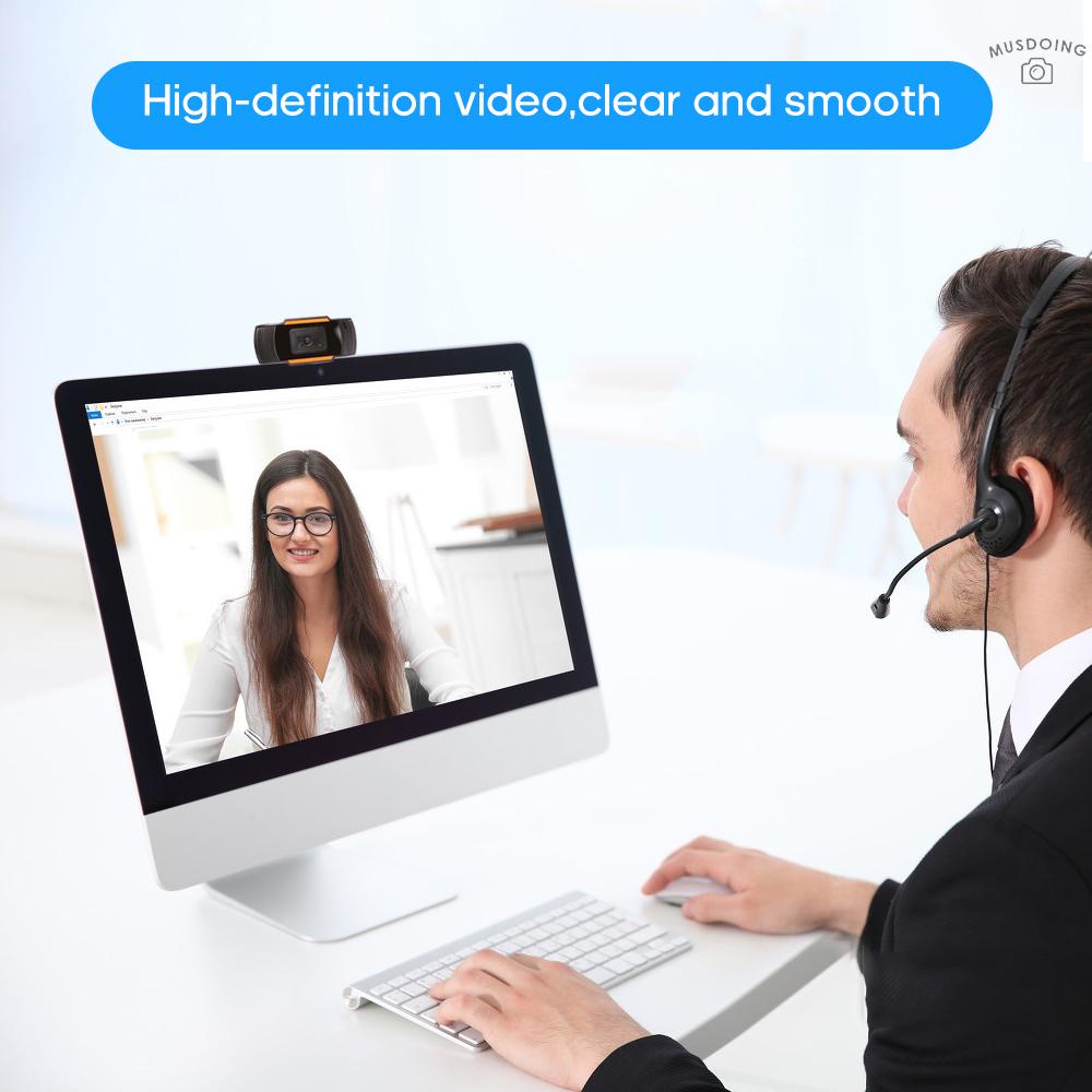 Webcam C3 Độ Phân Giải Cao 720p Cổng USB Có Micro Hỗ Trợ Phát Trực Tiếp/ Họp Online | BigBuy360 - bigbuy360.vn