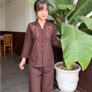 Bộ lam đi chùa- bộ siêu nâu