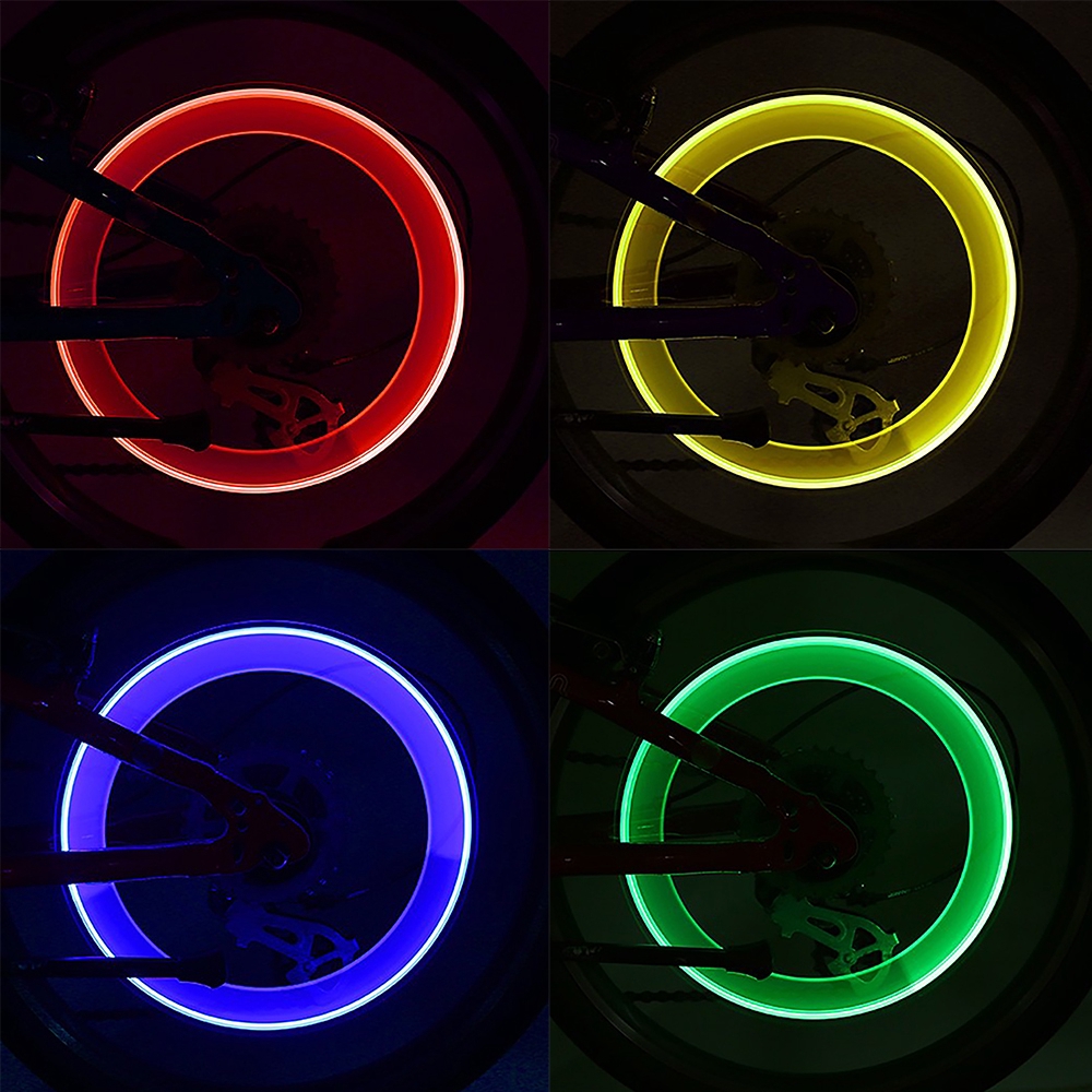 1 Đèn Led Neon Gắn Bánh Xe Đạp / Xe Máy