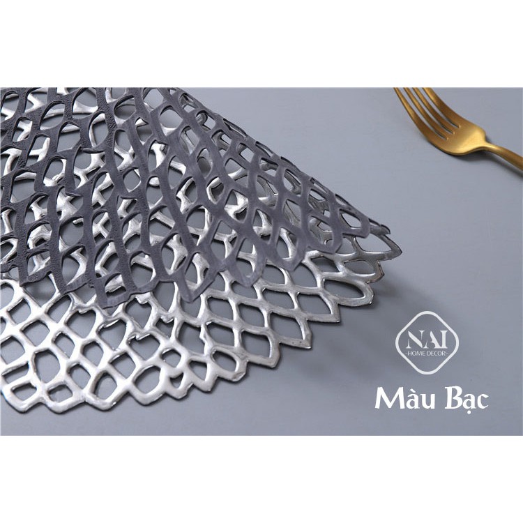 Thảm Cách Nhiệt PVC Trang Trí Hiện Đại - Kiểu dáng Cánh Hoa