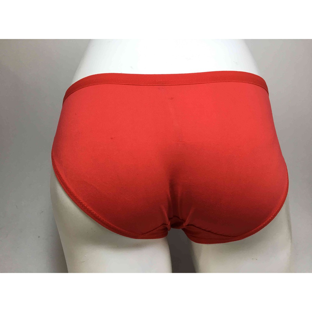 Quần lót cotton trơn lưng vừa 3021 size&lt;70kg Set 10 cái