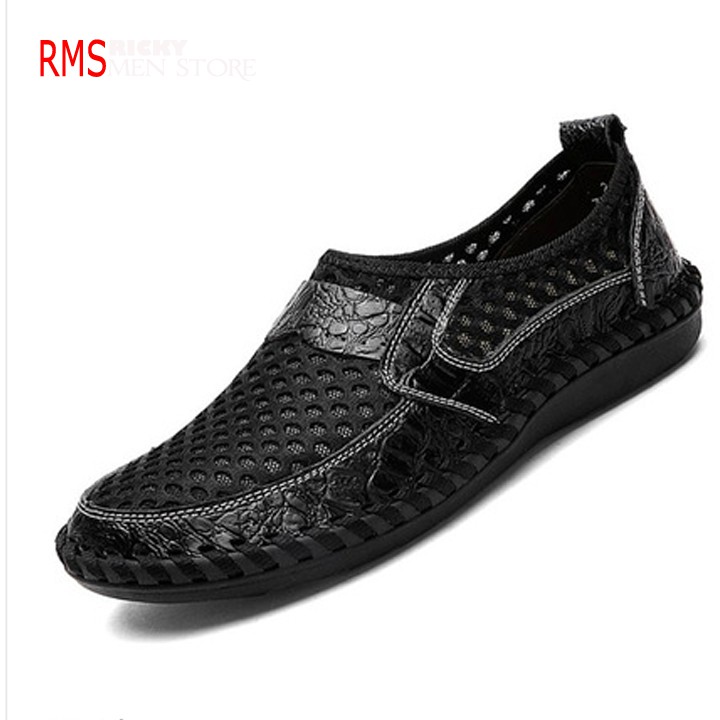 Giày lười nam thoáng khí - giày lưới chịu nước RICKYMEN M08 - giày lội nước , lội suối , du lịch biển :