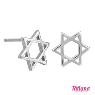 Bông tai mạ bạc little star - Tatiana - bb3018