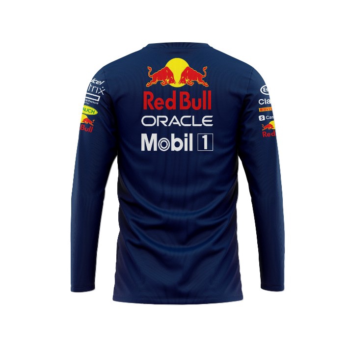 Áo Thun Đua Xe Máy Tay Dài Nhanh Khô Thời Trang Cho Nam 2022 New F1 aston martin Redbull