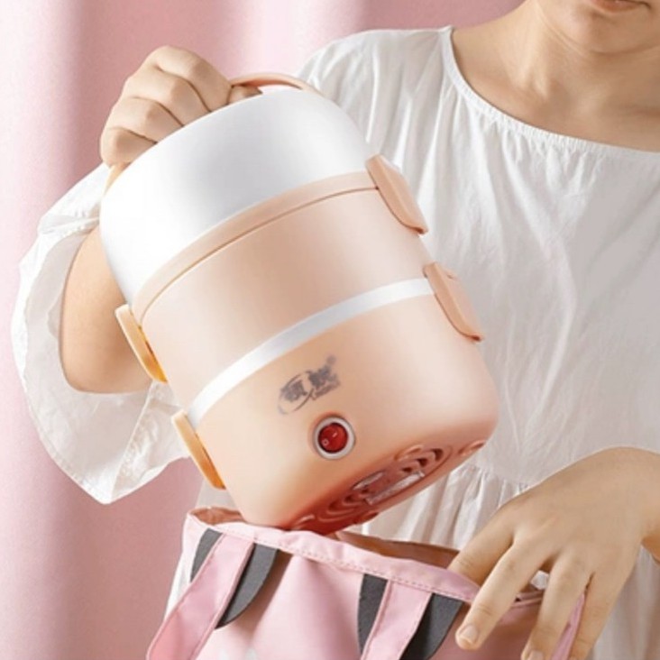 [Hàng Tốt] HỘP CƠM HÂM NÓNG 3 TẦNG LÕI INOX 304 CAO CẤP GIỮ NHIỆT LÂU, HÂM NÓNG THỨC ĂN SIÊU TỐC CỰC TIỆN LỢI