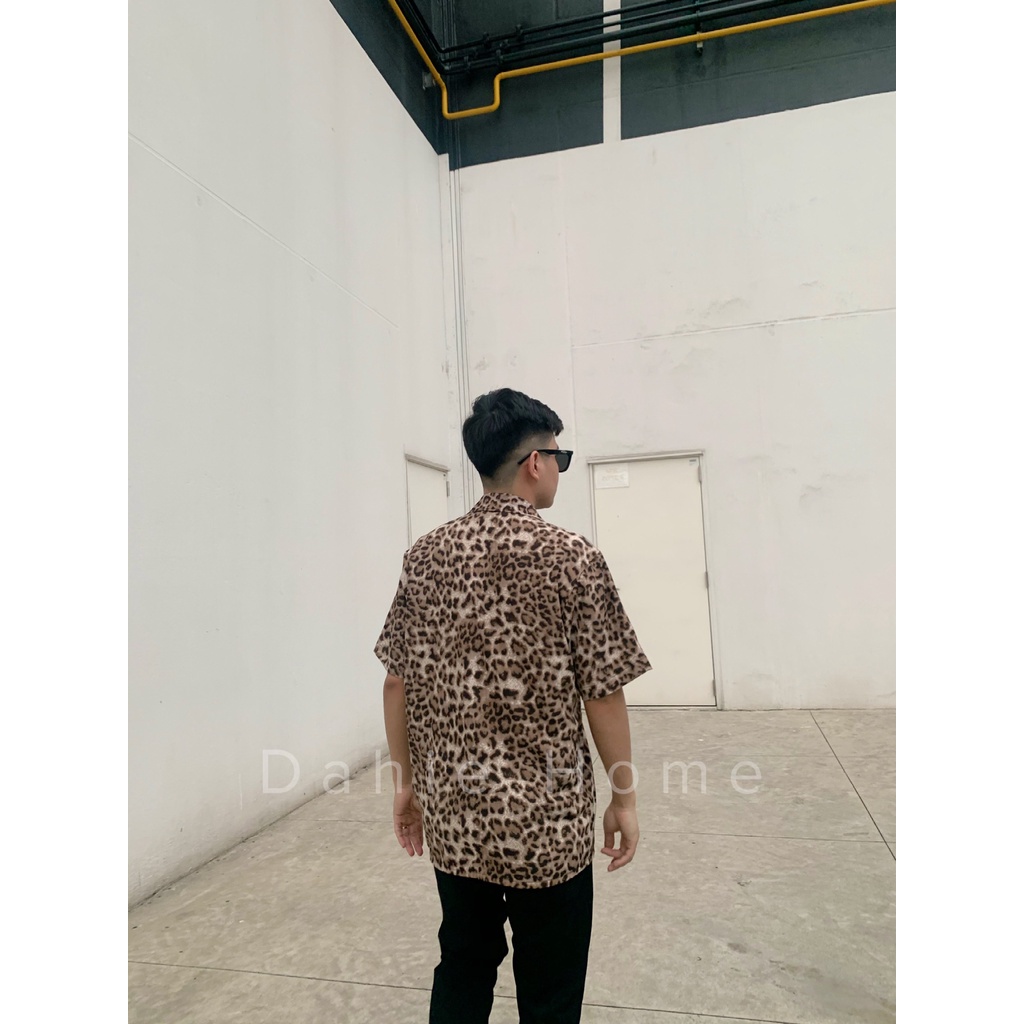 SƠ MI NAM CỘC TAY DA BÁO DH4