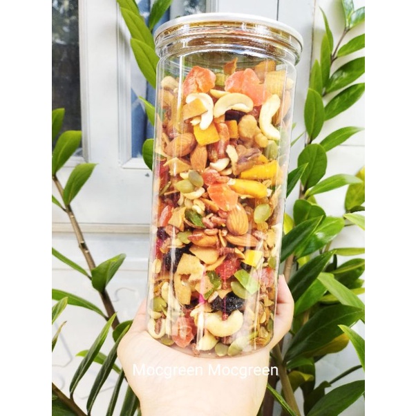 Granola Ăn Kiêng Mix Siêu Hạt, Gạo Lứt và Trái Cây Hộp 500g