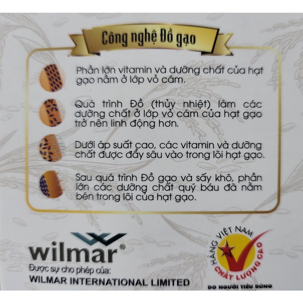 [Hộp 1Kg – LỨT ĐỒ] GẠO LỨT ĐỒ [VN] SIMPLY Parboiled Brown Rice