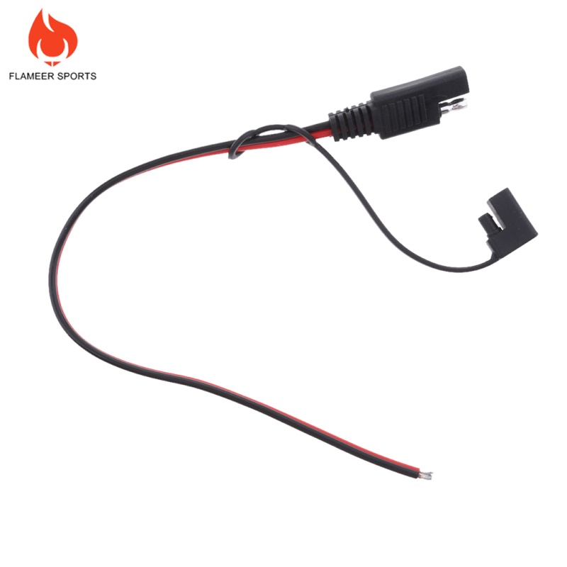 Flameer Sports  300mm 18AWG Solar Panel Battery SAE Plug Extension Adapters Cables Lines