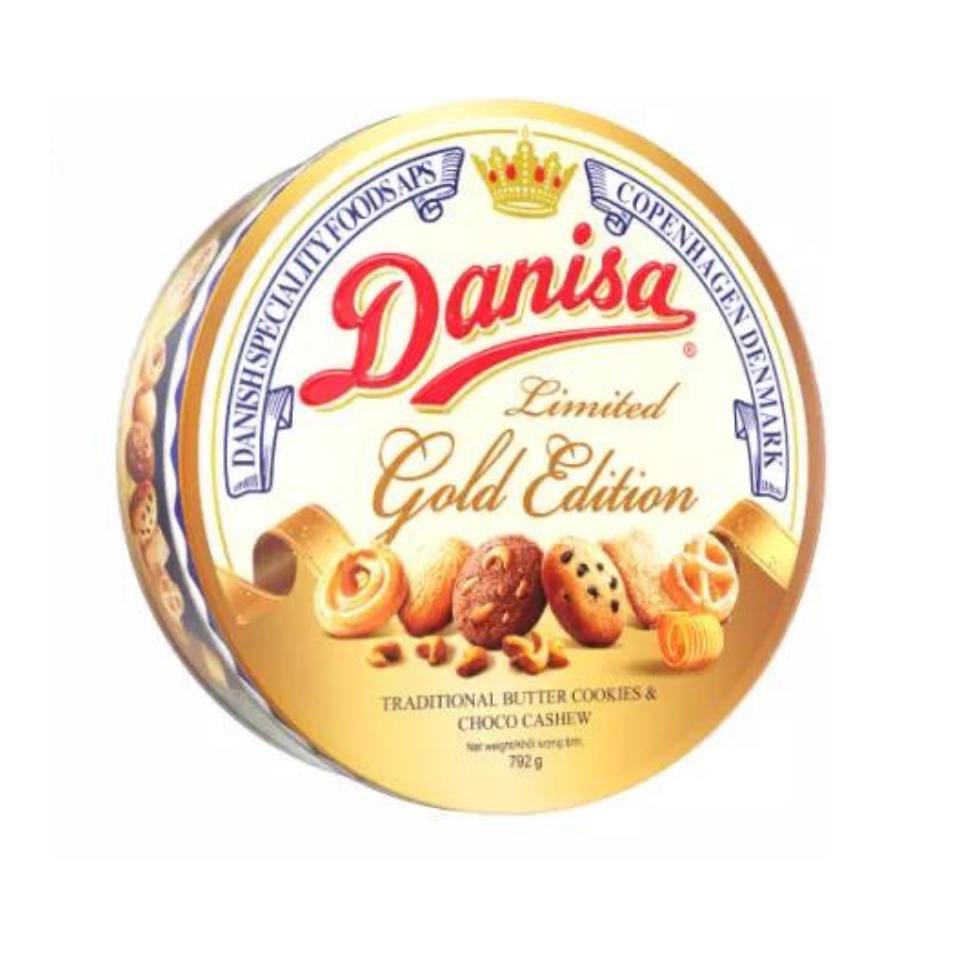 Bánh quy bơ Danisa Limited Gold Edition 6 Vị Đặc Biệt 792g