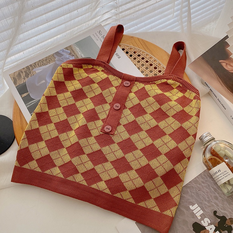 SUXI Áo Croptop Hai Dây Lưng Cao Dáng Ôm Phong Cách Cổ Điển Thời Trang Mùa Hè Hàng Mới Dành Cho Bạn Nữ