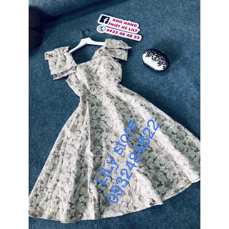 ẢNH VÀ VIDEO THẬT 1000% _ ĐẦM XOÈ GẤM VAI NƠ