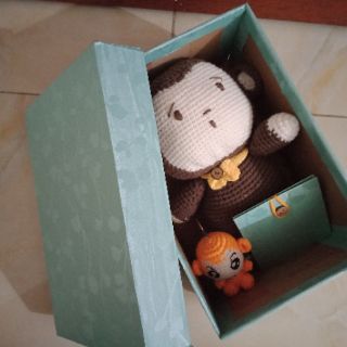 Gấu khỉ bằng len