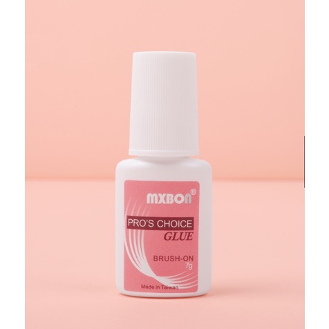 Keo dán móng giả, đính đá, charm, nơ, phụ kiện trang trí móng Mxbon 7g chai hồng