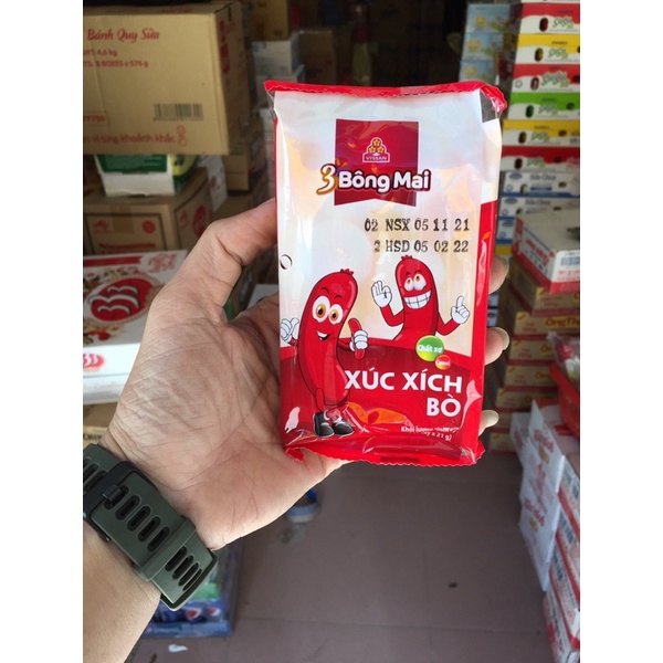 Xúc xích vissan bông mai ăn liền