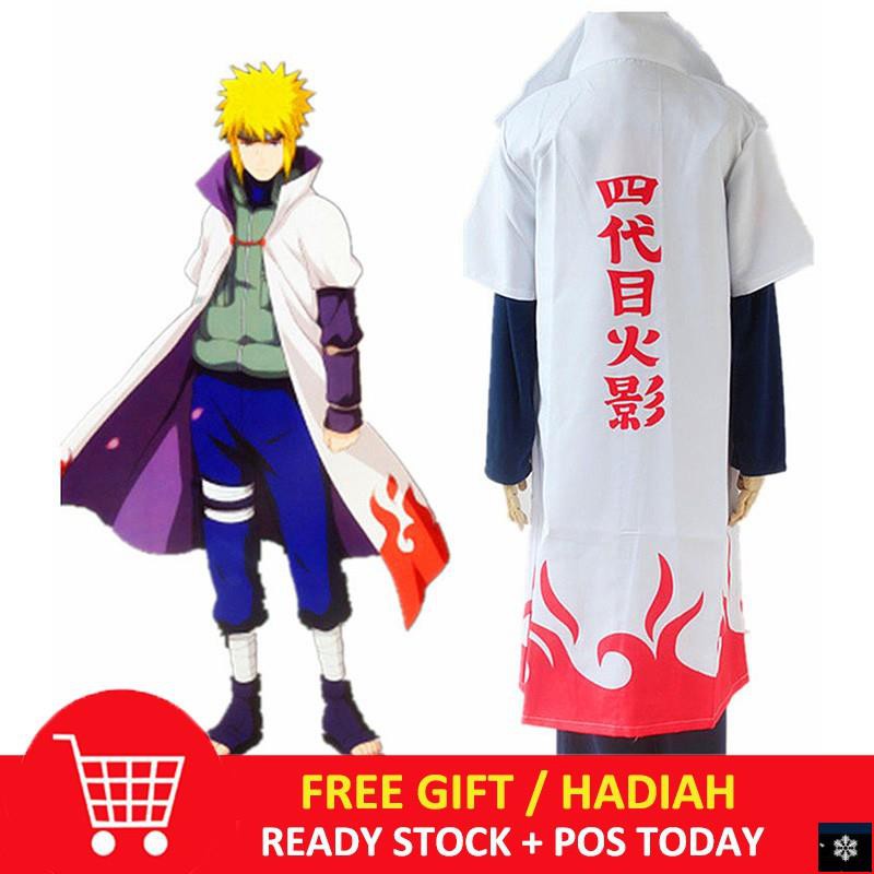 Áo Choàng Hóa Trang Nhân Vật Naruto 4th Yondaime Namikaze Minato Hokage