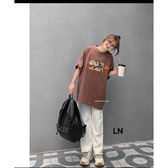 Sét áo khủng long chữ +quần kaki LN11