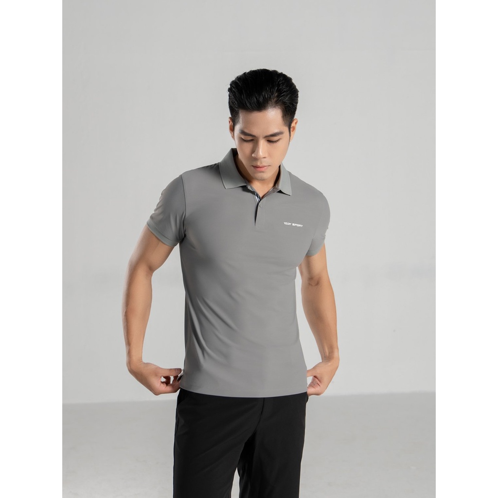 Áo Polo Thể Thao Nam Airycool Phối Nẹp Thương Hiệu YODY Thoải Mái Vận Động - SAM5039