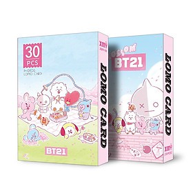 Lomo card BT21 BTS mới dành cho fan