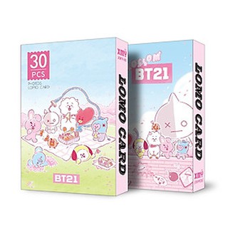 Lomo card bt21 bts mới dành cho fan