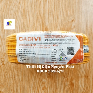 [CADIVI] Dây Điện Đơn CDV2.0 - Cuộn 100m