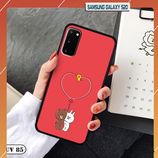 Ốp Samsung Galaxy S20 - lưng nhám viền dẻo ngộ nghĩnh