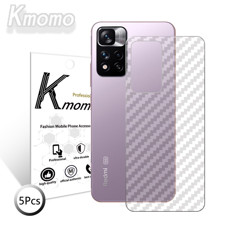 ⭐Phim Dán Lưng Bằng Sợi Carbon⭐Phim Dán Bảo Vệ Mặt Sau Điện Thoại Xiaomi Redmi Note 11 4G 11T 5g 11 Pro 10 11s Chất Lượng Cao