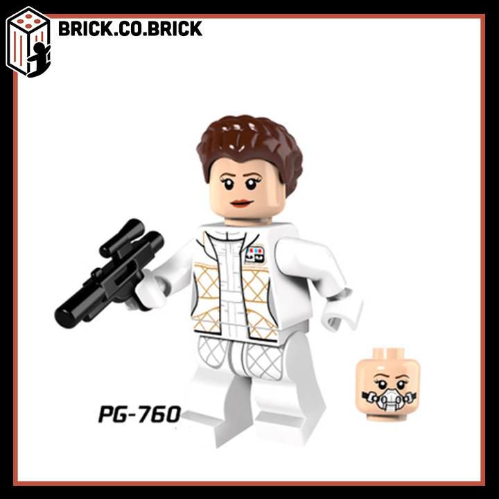 Lego Lính Praetprian Mô hình Chiến tranh giữa các vì sao Minifgure Star Wars Han Solo Leia Luke PG816-PG821