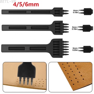 1pc 4 5 6mm leather black round hole row punch tool diy round stitching punch hxkeyrj
