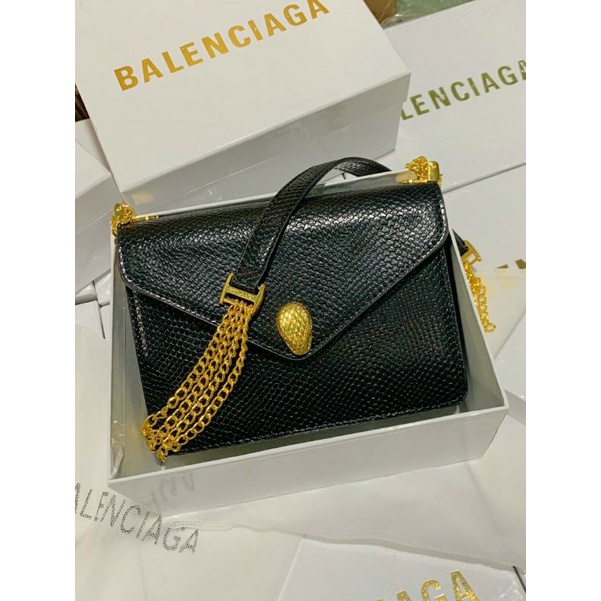 Túi xách ví BALENCIAGAa RẮN sz20 Fullbox, bọc seal,  Có logo mã cod